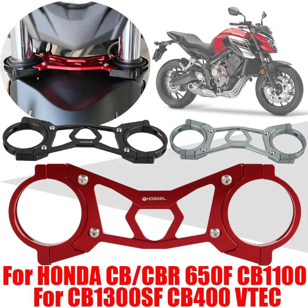 Per HONDA CBR650F CB650F CBR CB 650 F CB1100 CB1300SF CB400 VTEC moto stabilizzatore staffa equilibrio Shock forcella anteriore Brace