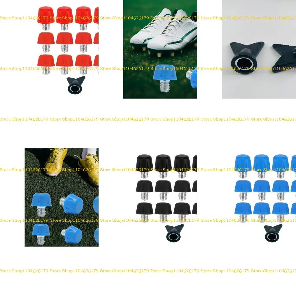 A1A2 12pcs Boot Football Spikes Soccer Caltball Caltball Boot Soccer Cleats Track Shoes Accessori