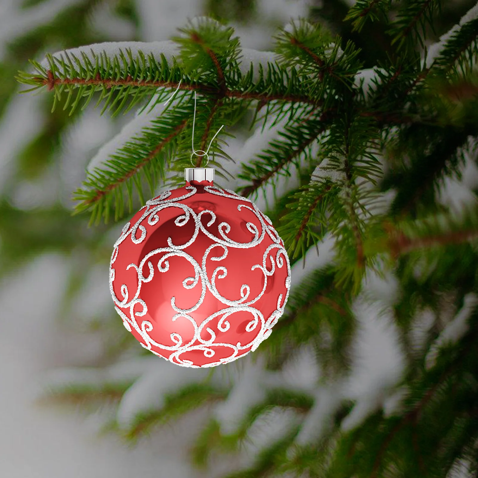 

100 Pcs Large Decorate Ornaments Hooks for Christmas Tree Hanging Hangers Decoration Party Ball