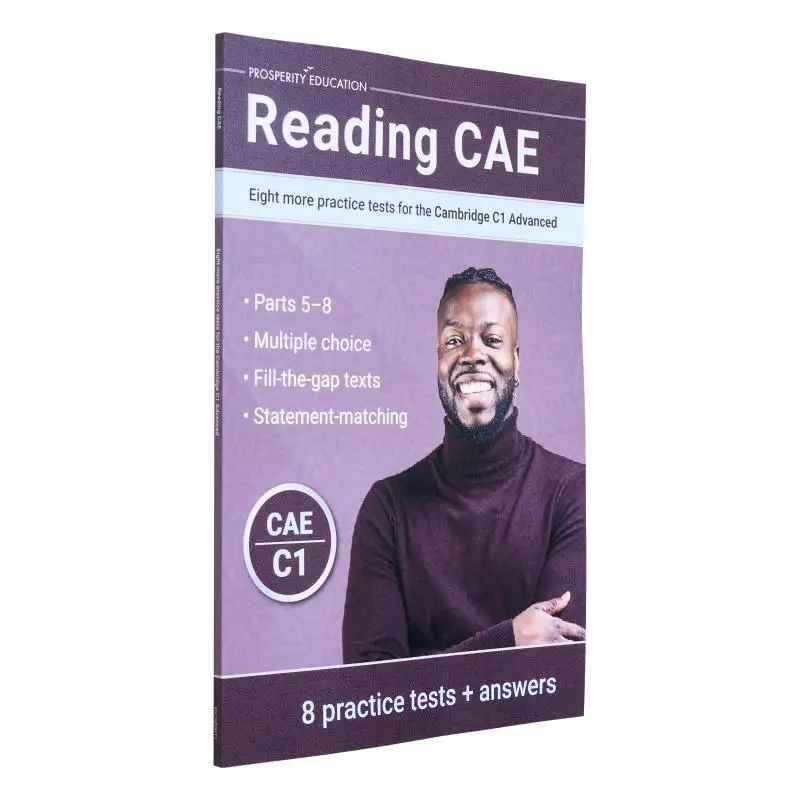

Reading CAE Eight More Practice Tests For The Cambridge C1 Advanced 2023 Prosperity Education Prosperity Education 9781915654090