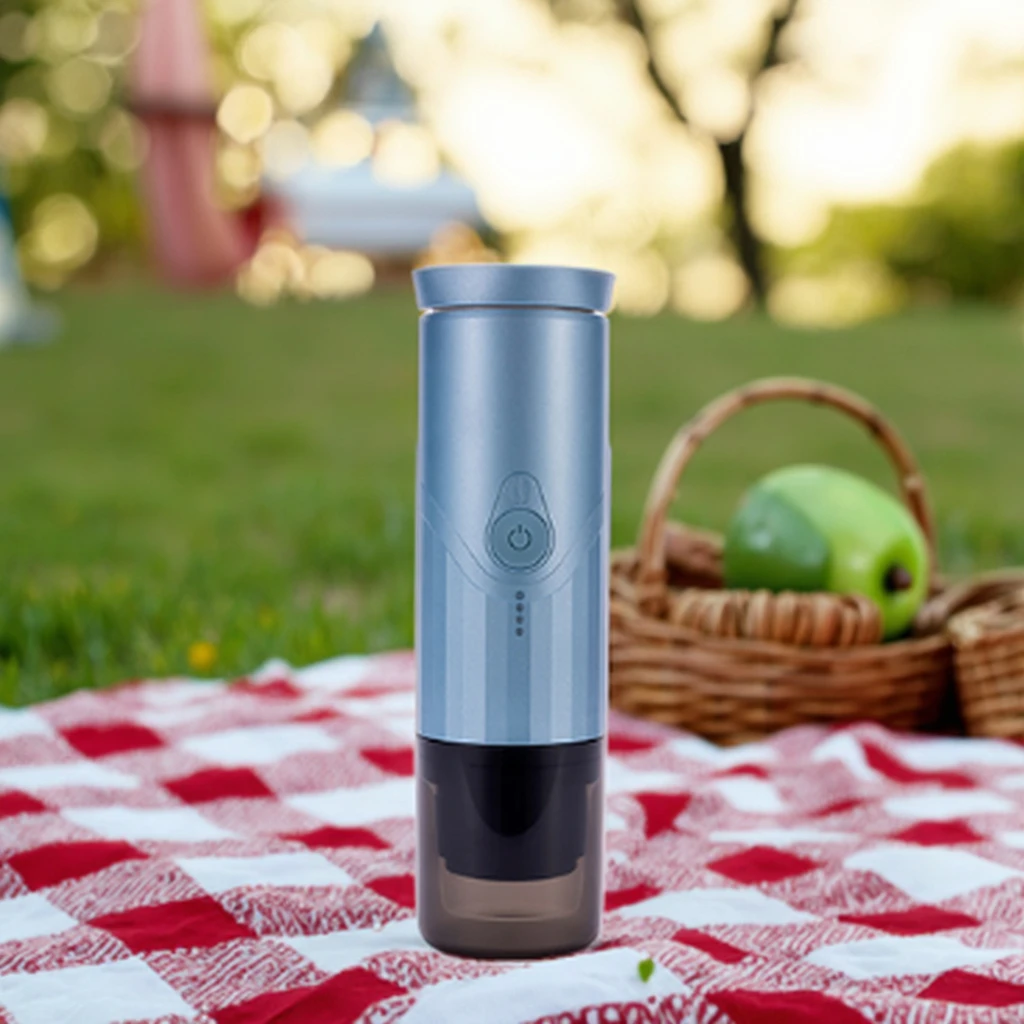 

Portable luxury coffee machineLake Blue Color Portable Espresso Coffee for Outdoor Picnic USB Charge Electric Automatic He