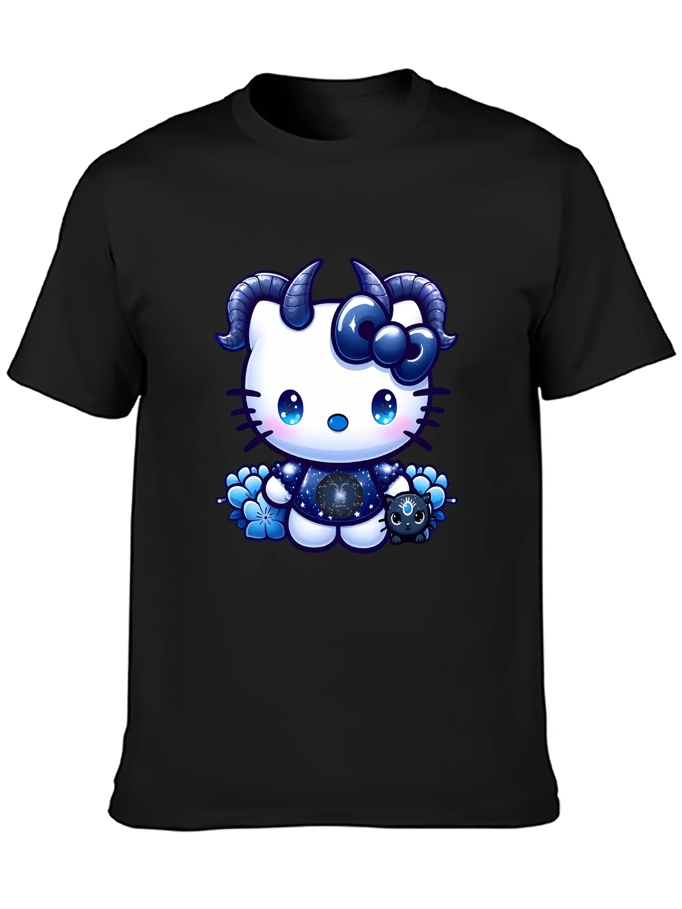 

Hello Kitty Men's and Women's T-shirts and Spring/Summer Tops Casual Neutral Sports Printed Casual Fashion Short Sleeves