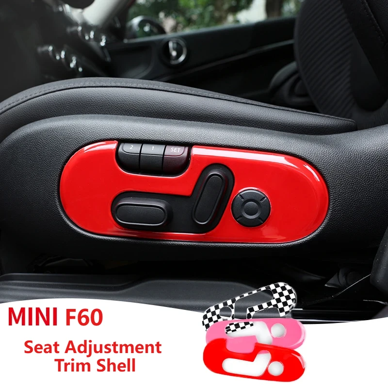 

Car Interior Accessories For BMW MINI COOPER F60 2Pcs Car Seat Adjustment Decorative Shell Sticker Styling Modification
