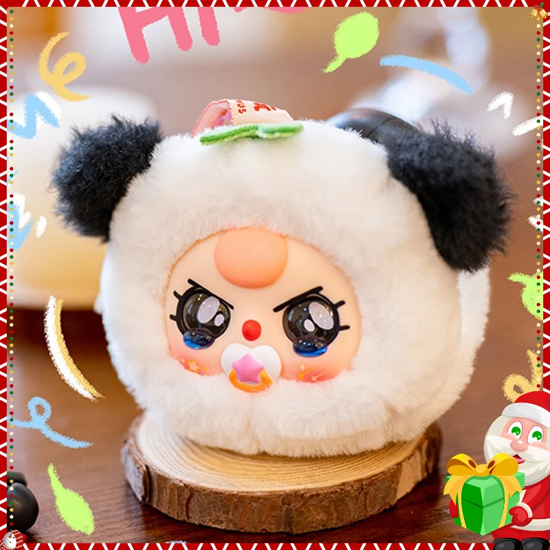 Bebê de três anos de idade armazenamento pequeno saco de pelúcia caixa cega v3 quente criativo bonito dos desenhos animados boneca presente de aniversário das crianças brinquedo de pelúcia