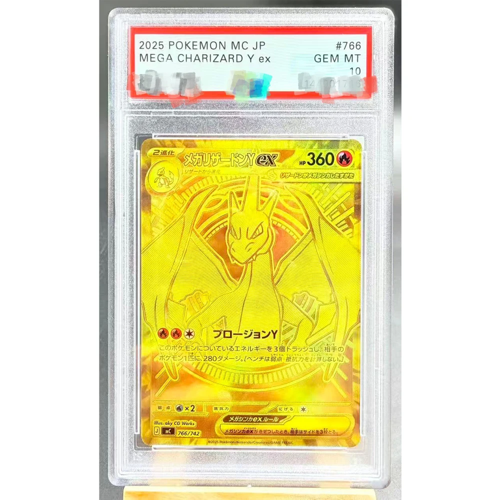 

Diy Ptcg Japanese Mega Charizard Rating Card Mewtwo Dragonite Clefairy Ex Copy Version Classic Anime Collection Card Gift Toy