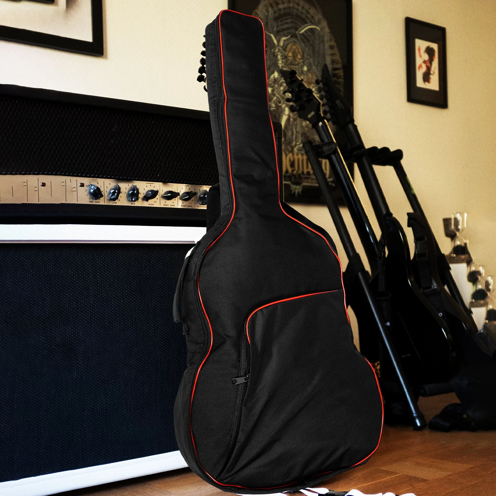 

Guitar Bag Waterproof Cover Bags Electric Instrument Case Gig Tote Acoustic Accessories
