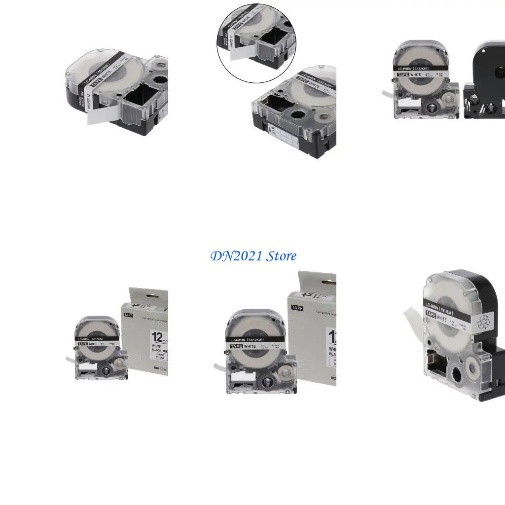 

F3KE Adholenge Label Tape 12см Forepson LC-5WBW LW-300 LW-400 LW-600P 1PC