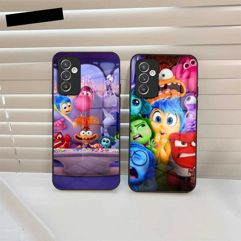 Inside Out Phone Case Glass for Samsung Galaxy S20 S24 S21 S22 S23 Ultra Fe Plus A34 A54 A24 A52 A53 M54 Cover