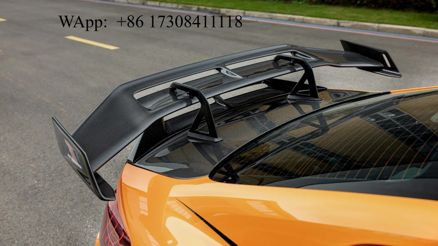 AE DESIGN M3 M4 Carbon Fiber Rear Wing for G80 G82 Rear Trunk Spoiler for All New M3 M4 Carbon Fiber Tail Wing