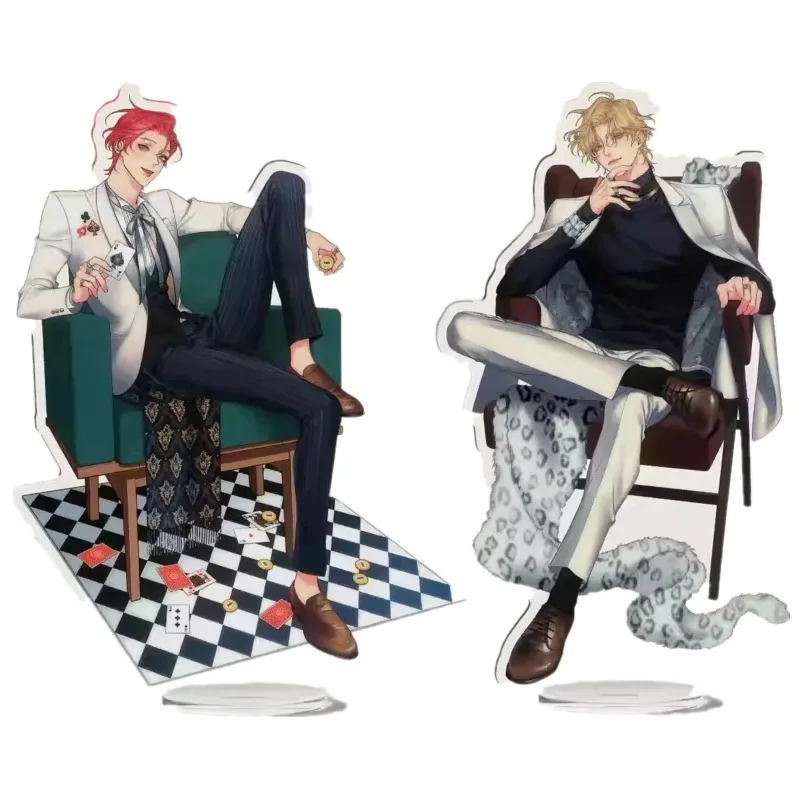 Acrylic Stand of Honey Trouble Manhwa, Korean BL Manwha, Jiheon, WooJoo, Yaoi Anime Figure, Comic Figurine for Desk Decor, 2PCs