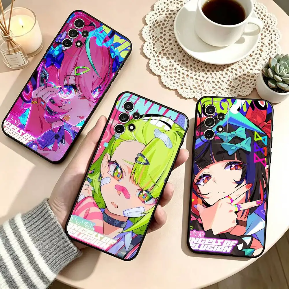 Angels of Delusion ZZZ Phone Case Black Silicone Soft For Samsung S25,S24,S21,S22,S23,S30,Ultra,S20,Plus,Fe,Lite