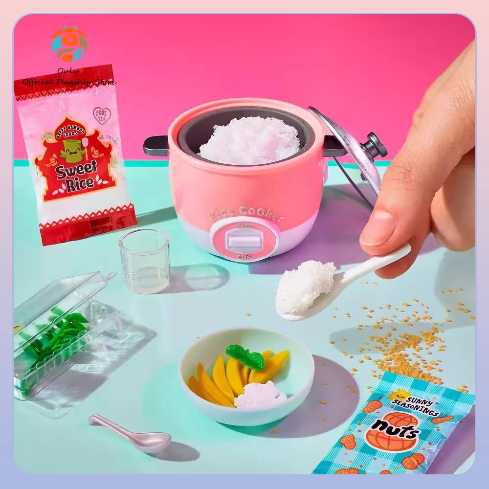 Nueva Serie Original de Electrodomésticos Miniatura Miniverse 3: Caja Sorpresa, Máquina para Hacer Papas Fritas Miniverse, Juguete de Regalo, Caja Misteriosa de Comida Miniatura