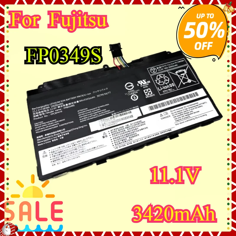 

New FPB0349S FPCBP479 FPB0326S 11.1V 38Wh 3420MAh Laptop Battery For Fujitsu Stylistic Q738 Q739 Q616 Q665 CP690859 CP700540-01