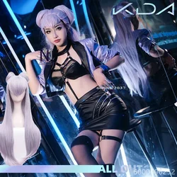 LOL Game KDA Evelynn Cosplay Costume S10 Performance Outfit Cosplay Women Halloween Party Dress High Quality Custom Love Live