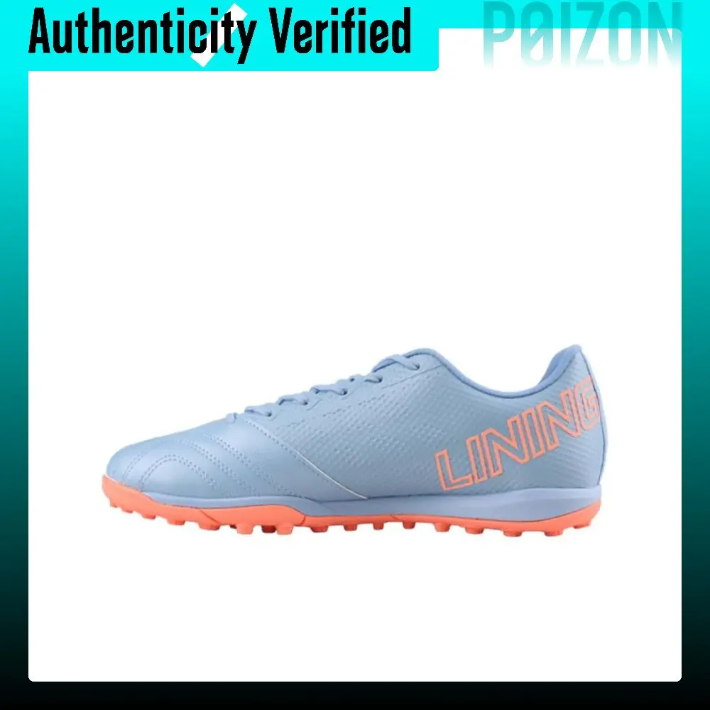 Li Ning TF Turf Artificial Turf, Natural Grass Synthetic Leather Abrasion Resistant Breathable Soccer Shoes Men's YSTT011-9