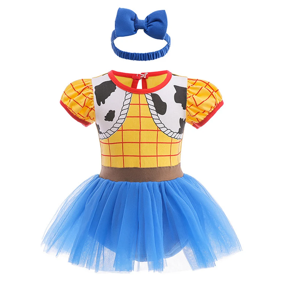 Toddler Cosplay Belle Cinderella Jasmine Romper Kids Fancy Jumpsuits Infant Christmas Halloween Birthday Party Girls Costumes
