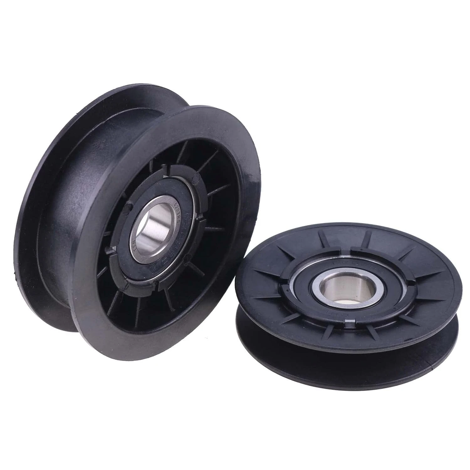 GX20286 GX20287 V-Idler Pulley & Flat Pulley Kit Compatible with John Deere 102 105 108 125 145 7760