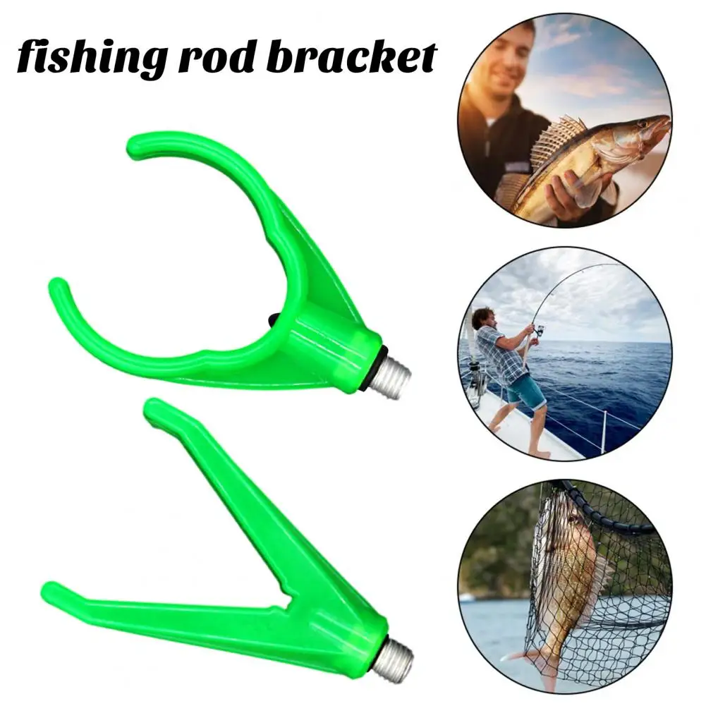 Fishing Accessories High Strength Fishing Rod Support Head with Vivid Color Universal Installation Bracket for Anti Slip Pole