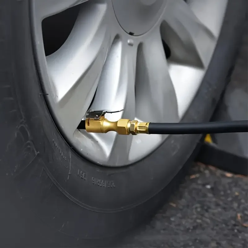 1PC Quick Inflation Nozzle Inflation Chuck 8x7.8cm Inner Diameter 8/6mm Copper Material Suitable For Car Tire Valve Accessories