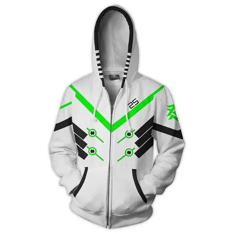 AA wat Anime Game Hoodie Sweatshirt 3D Printing Overwatches DVA DJ Cosplay Costume Women Men Couple Hooded Jacket Top C2025 New