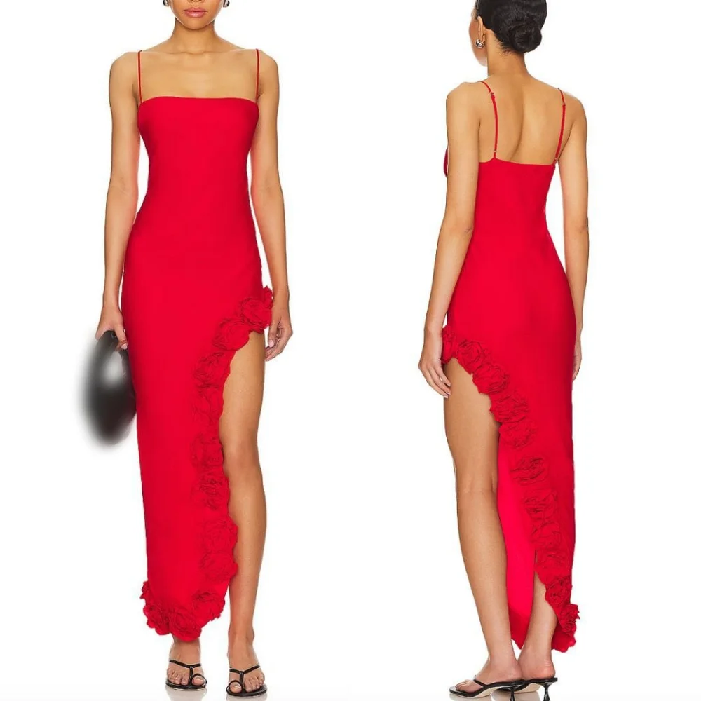 

Джерси ручной работы с цветочным ремнем-футляром, платья миди на заказ, вечернее платье для женщин, вечернее платье с темпераментом