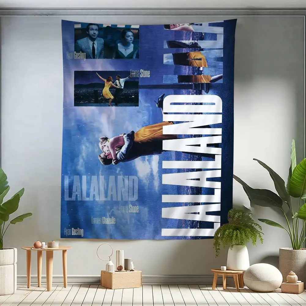 La La Land Movie Printed Large Wall Tapestry Cheap Hippie Wall Hanging Bohemian Wall Tapestries Mandala Home Decor
