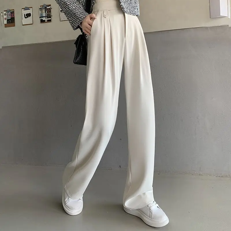 2023 primavera donna abiti solidi pantaloni Y2K vestiti Color caramella pantaloni larghi larghi Casual eleganti pantaloni sportivi femminili 8032