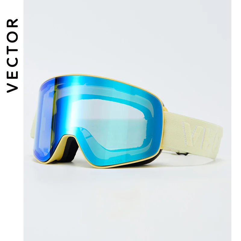 VECTOR Ski Goggles Snowboard Anti-fog and Anti-ultraviolet Poc Men Women Skiing Eyewear UV400 Snow Protection Glasses Double