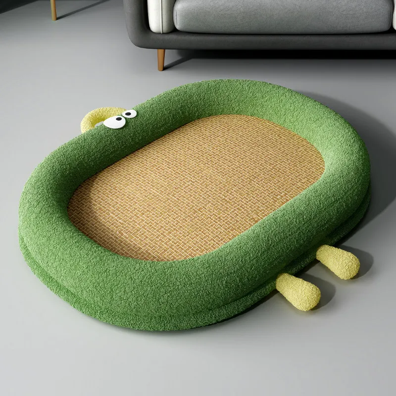 Party Cute Green Dog Kennel Oval Unbreakable Luxury Modern Dog Supplies Mattress Designer Camas Para Perros Dog Furniture