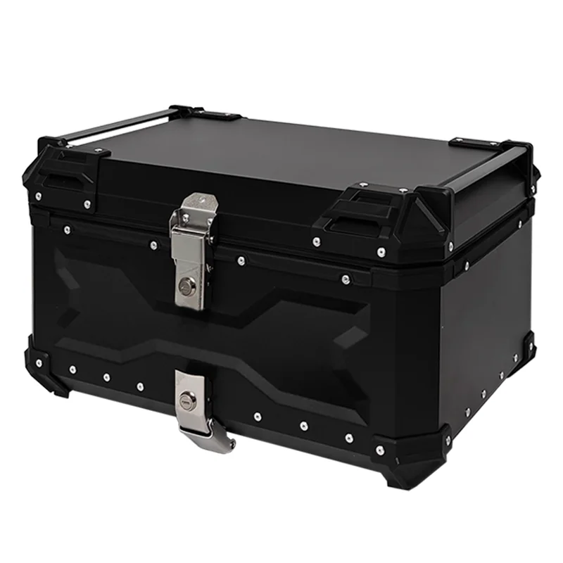 

Motorcycle Top Box Takeout Box Aluminum Alloy Motorcycle Trunk 80L Aluminum Alloy Takeaway Container
