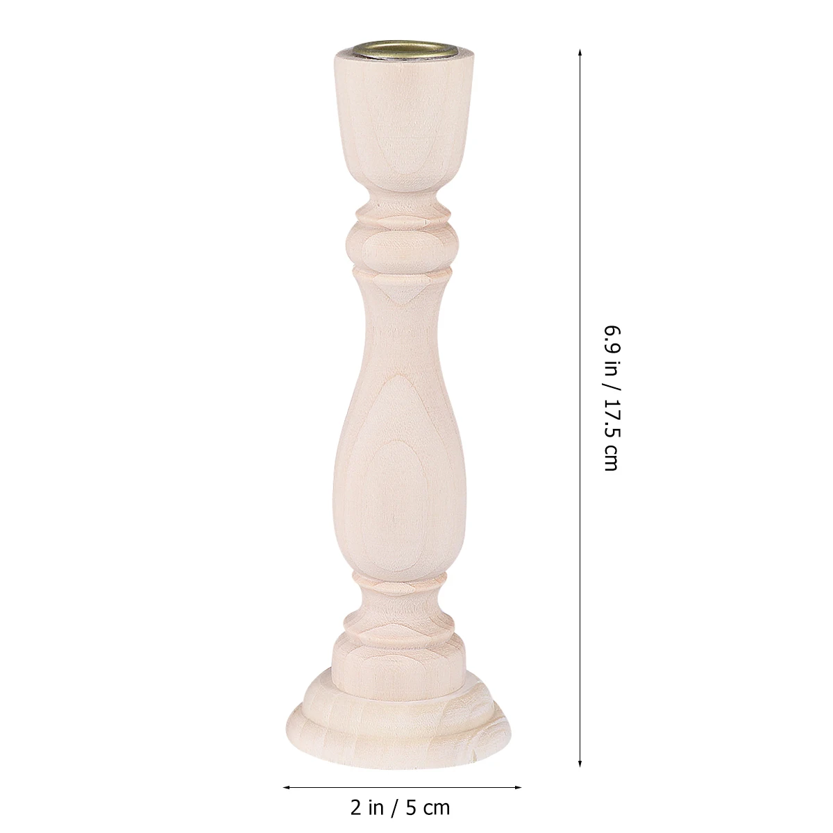 

4PCS Wooden Holder Wood C Premium Material Simple Design Wedding Home Office Decor lest