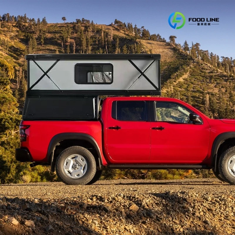 FL Custom Pop Roof Top Bakkie Car Rooftop Tent Waterproof Aluminum Foldable Hard Top Canopy Tent for Pickup Truck Offroad Camper