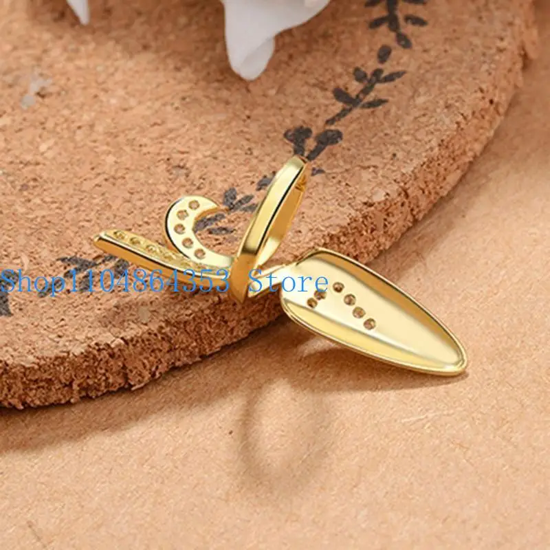 652F 4pcs Gold/Silver Plated Knuckles Rings Jewelry for Parties and Social Gatherings