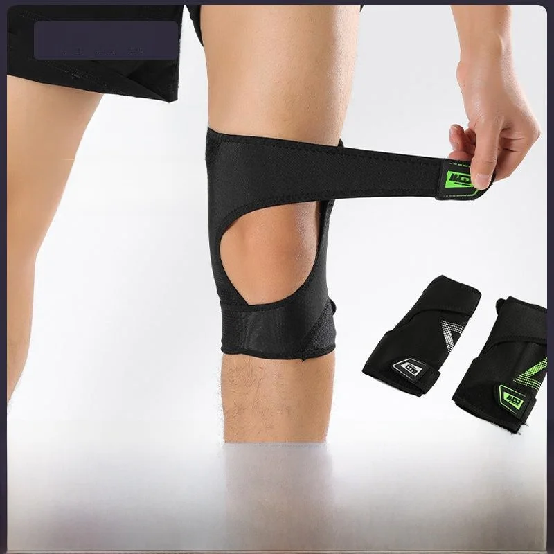 genouilleres-de-sport-d'exterieur-equipement-de-protection-pour-le-basketball-protection-du-menisque-absorption-des-chocs-ceinture-rotulienne-de-compression-pour-l'halterophilie