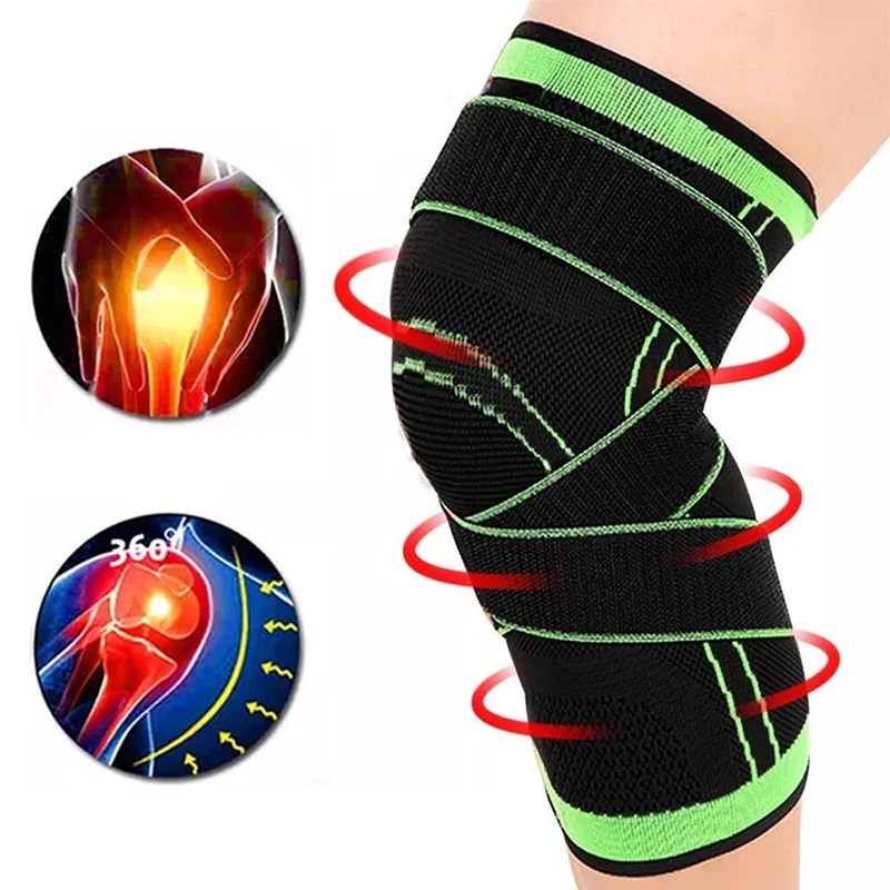 Knee Patellar Tendon Knee Support Strape Brace Adjustable Shock Absorption Compression Knee Sleeve For Basketball Hiking Soccer