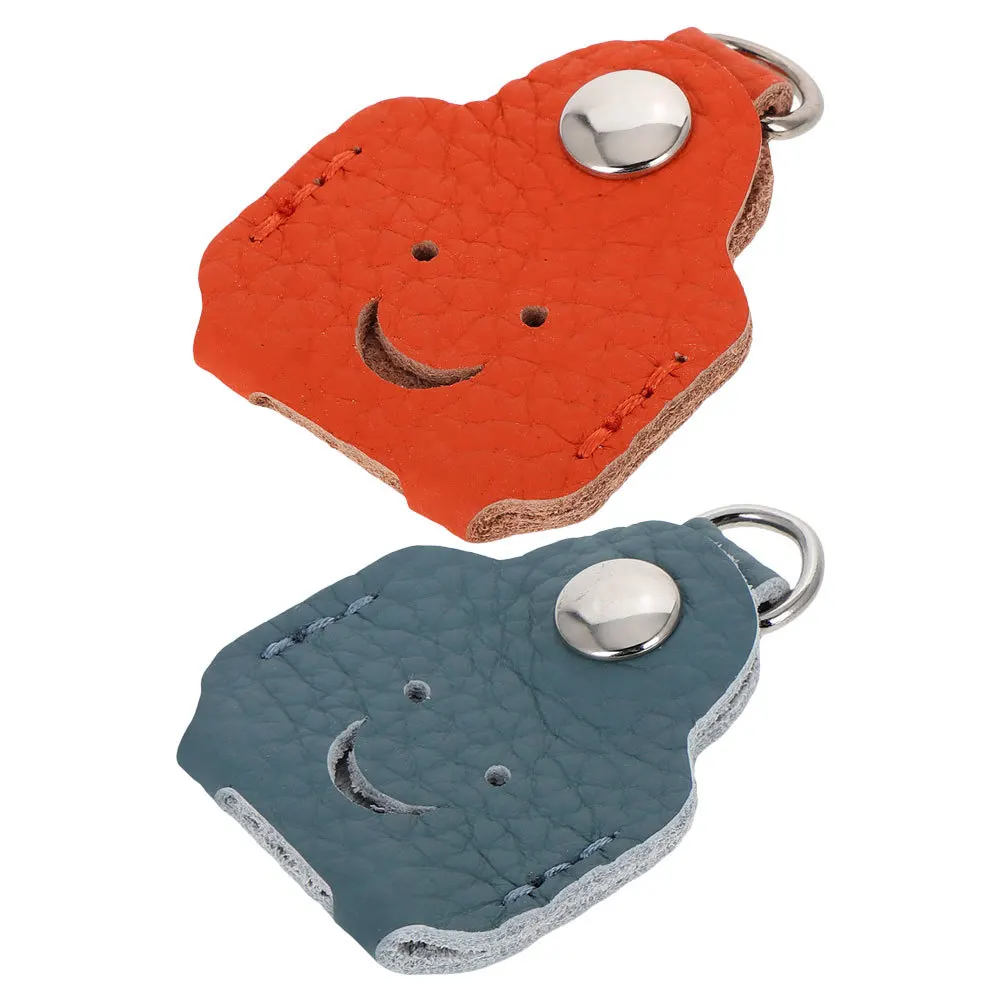 

2pcs Creative Caps Sleeve Protective Retro Covers For Keys Automobile Identifiers Key Cases Vintage Key Sleeves