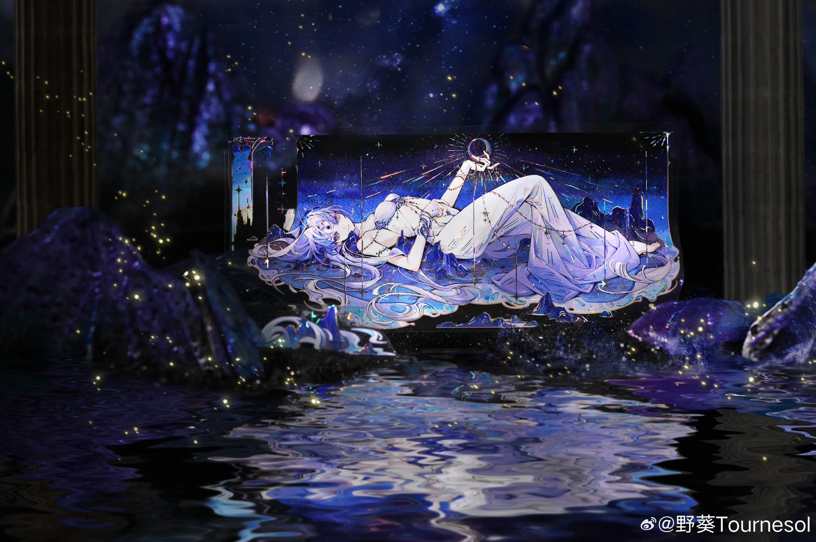 

Красивая женщина, персонаж, ракушка, свет, васи, лента для домашних животных, наклейка, великолепная 1 петля