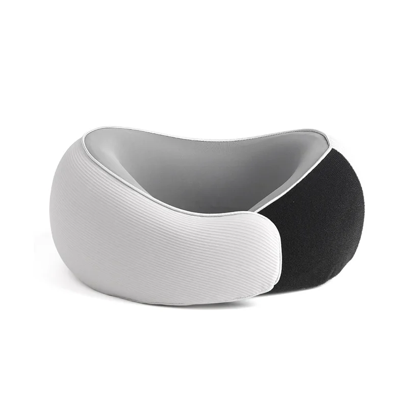 Memory Foam U Shaped Neck Pillow Travel Support for Airplane Car Nap with Storage Bag