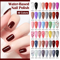 8ml Water-Based Peel Off Nail Gel Polish No Need Lamp 48 Colors Classic Fashion Nail Supplies Varnish Nail Art For Manicure DIY