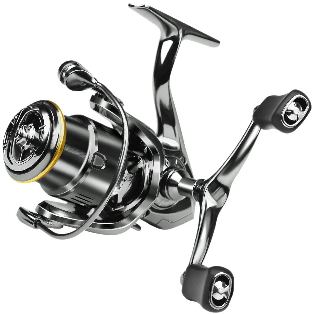 Double Handle Spinning Reel Lure Coil Carp Fishing Retractable Extension Cord Windlass Ultralight Reels Sale Supplies New Goods