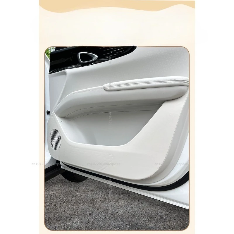 PU-Leder Autotür Anti-Kick-Pad Vorder- und Hintertür-Schutzpolster Auto-Innenausstattung Zubehör für Geely EX2/Proton eMAS 5 2025 2026 – Detail 2