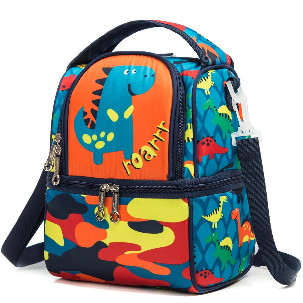 MYHSBYO Kids Lunch Bag Girls Backpack Insulated Cooler Bag for Girls and Boys Travel Lunch Tote with Adjustable Strap