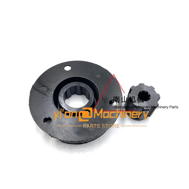 Hydraulic Pump Coupling 9 Teeth Connection Plate Spline Tooth Coupler Connection Rubber Excavator For Yuchai YC13 20