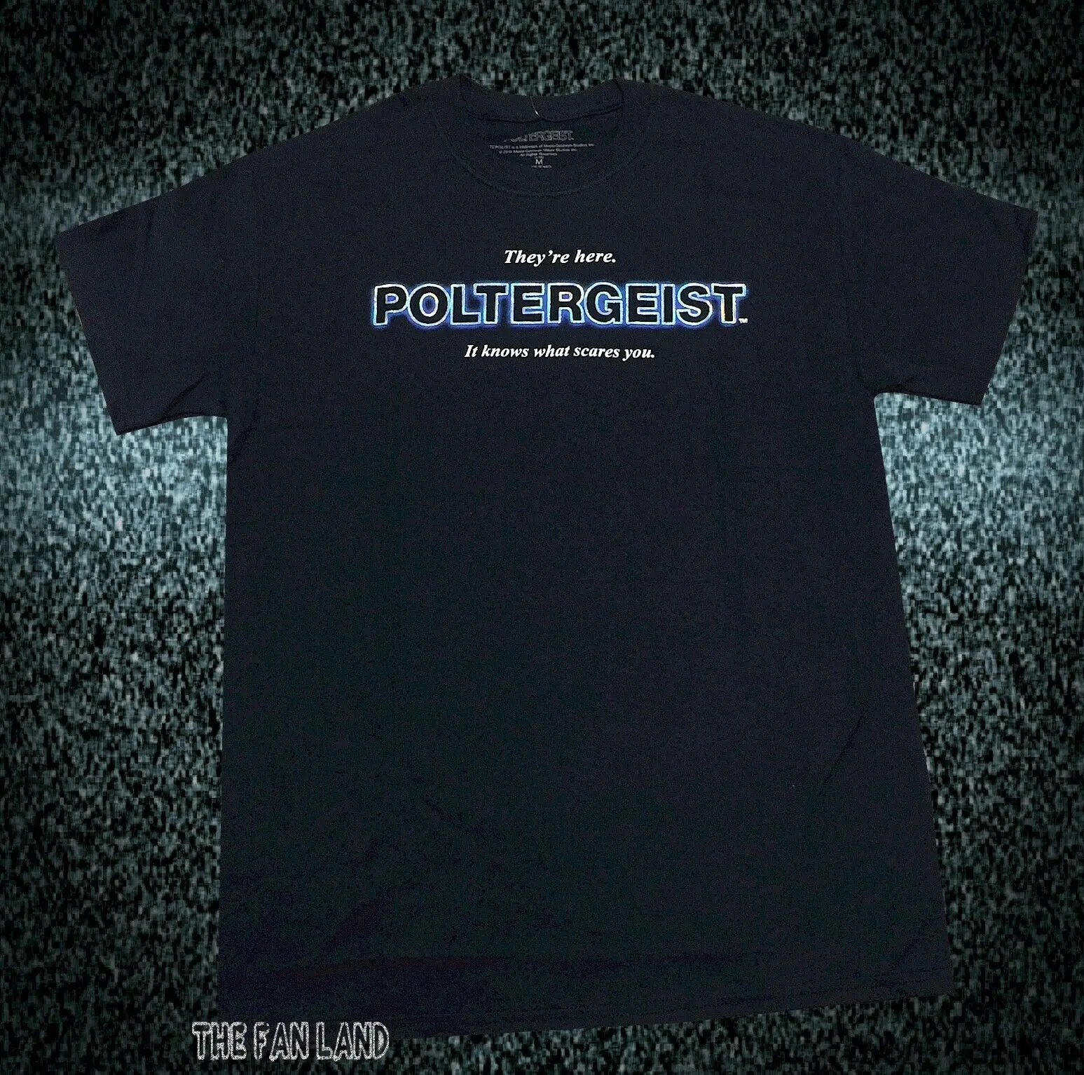 New Poltergeist 1982 they're here Mens Vintage Throwback T-Shirt