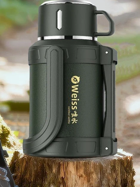 

Большая термокружка из нержавеющей стали для мужчин, автомобильная, для студентов, для дома, 5 л, для теплой воды, новая модель