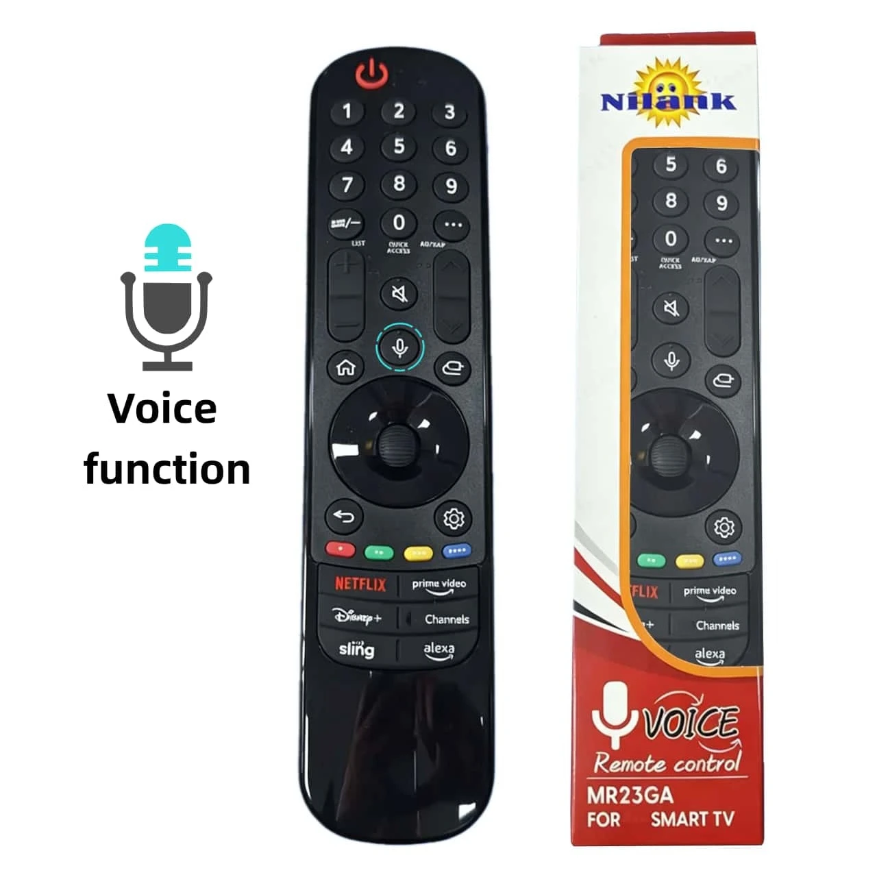 Control remoto inteligente LG Magic con funciones de voz y ratón, modelo AN-MR23GA, compatible con los modelos de 2019 a 2023.