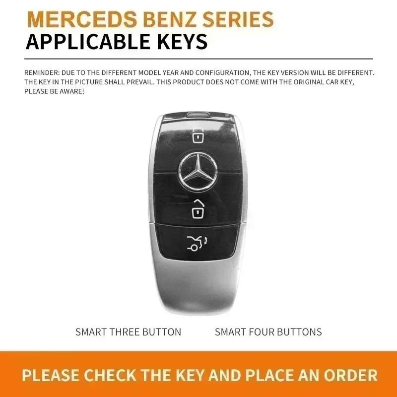Fashion TPU Car Smart Remote Key Case Fob Cover Shell For Mercedes Benz A C E S G Class GLC CLE CLA W177 W205 W213 W222 X167 AMG