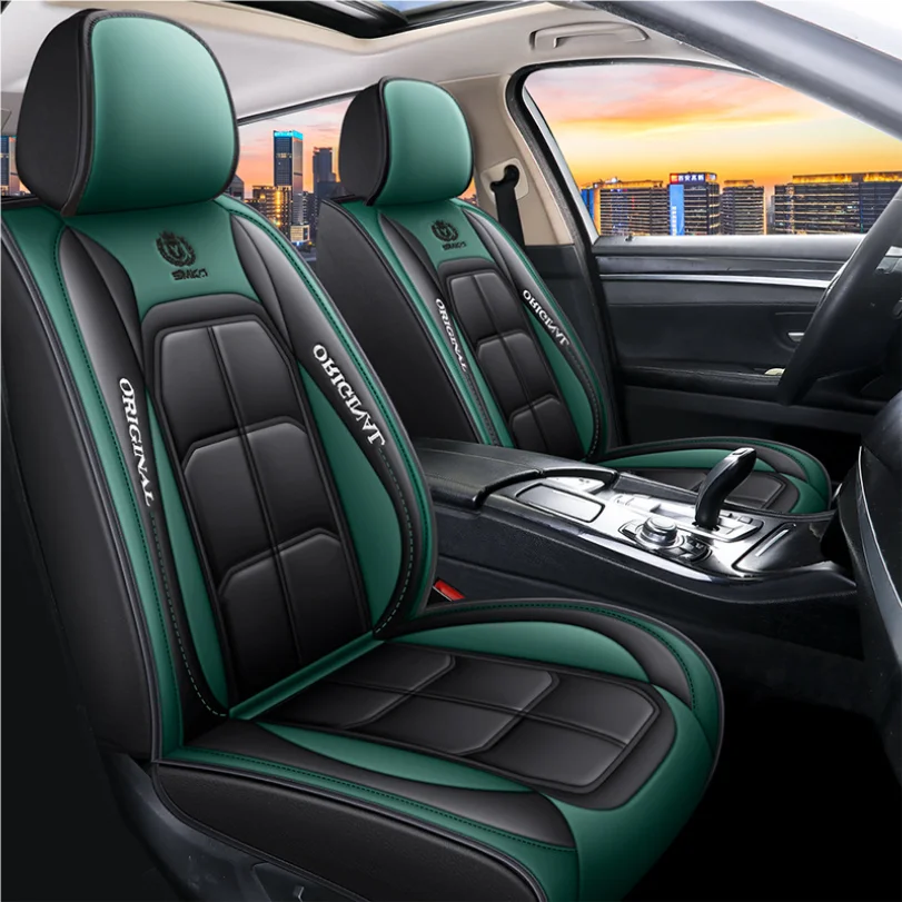 Car seat cushion full surround all season universal leather seat cover wear-resistant, dirt resistant, breathable car seat cover 3