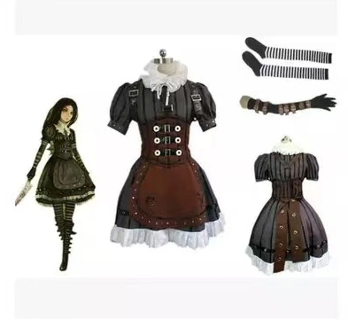 

Cosplay costume set anime-themed for Halloween and Christmas