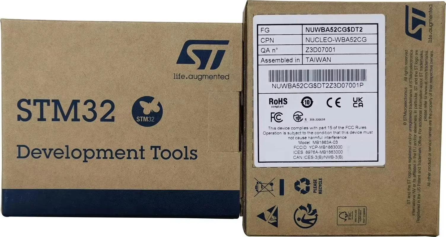 NUCLEO-WBA52CG STM32WBA52 بلوتوث 5 STM32WBA52CGU6 MCU تقييم STM32 Nucleo-64 مجلس التنمية